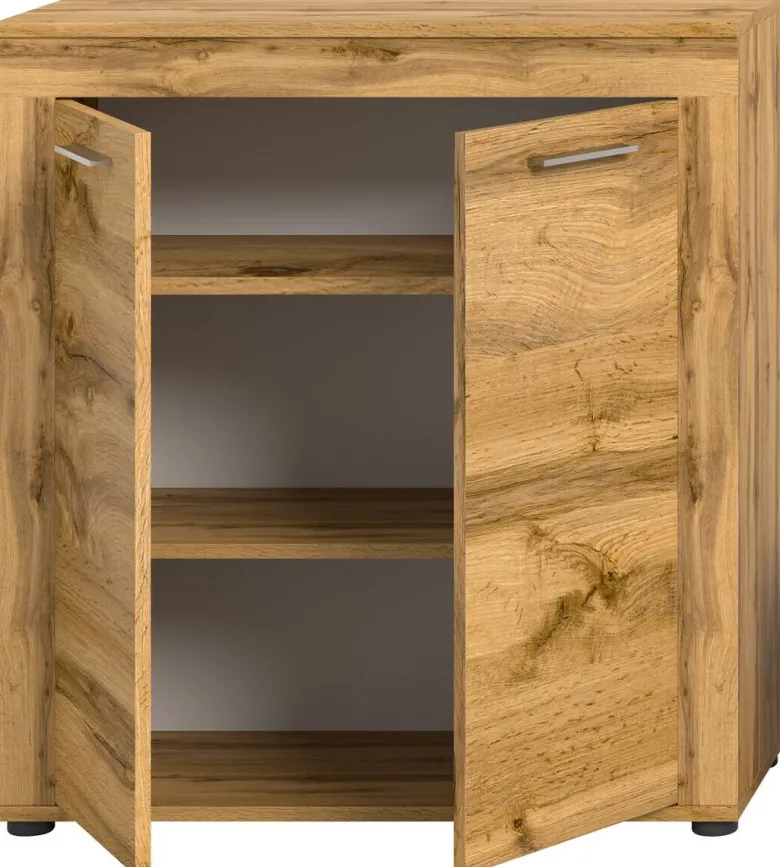 Highboard Jam Eiche Wotan Nachbildung B/H/T: ca. 80x88x35 cm