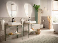 Highboard Lorna Pistazie B/H/T: ca. 30,2x106,1x23,4 cm