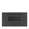 Highboard Mailand anthrazit matt MDF B/H/T: ca. 192x108x40 cm