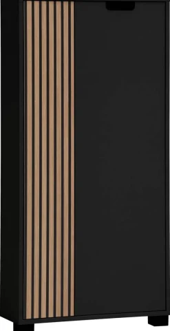 Highboard Ryker schwarz matt B/H/T: ca. 59,8x124x19,55 cm