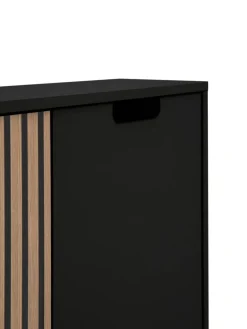 Highboard Ryker schwarz matt B/H/T: ca. 59,8x124x19,55 cm