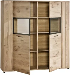 Highboard Turin Eiche Viking Nachbildung B/H/T: ca. 150x157x40 cm
