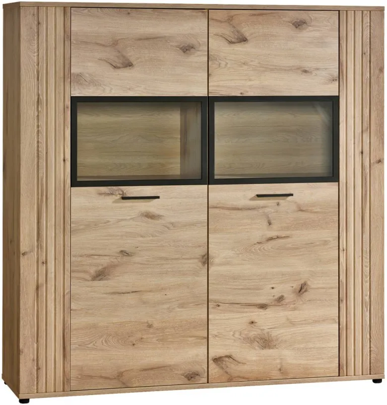 Highboard Turin Eiche Viking Nachbildung B/H/T: ca. 150x157x40 cm