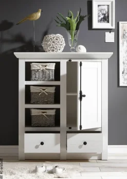 Highboard Westerland weiß B/H/T: ca. 105x115x45 cm