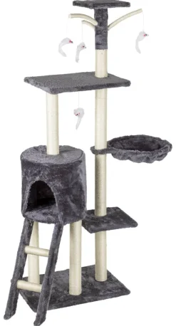 HI Kratzbaum grau Polyester