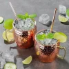 HI Kupferbecher 2er-Set Moscow Mule Kupfer Edelstahl