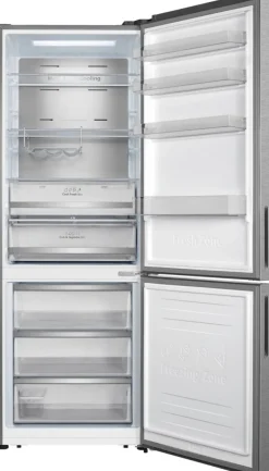 Hisense Kühl-/Gefrierkombination RB645N4BIB Inox B/H/T: ca. 70,4x201,3x69,4 cm
