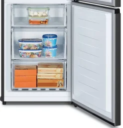 Hisense Kühl-/Gefrierkombination RB3N300NEFA dark Inox B/H/T: ca. 59,5x187,3x59 cm