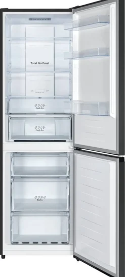 Hisense Kühl-/Gefrierkombination RB3N300NEFA dark Inox B/H/T: ca. 59,5x187,3x59 cm