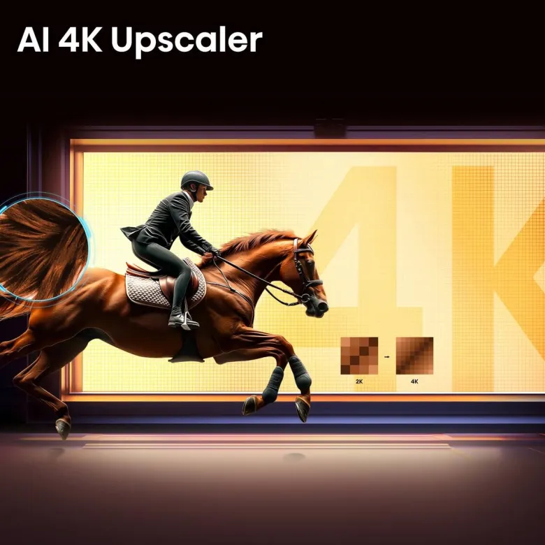 Hisense QLED-Fernseher 65E7S B/H: ca. 145x87 cm
