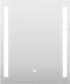 Hölscher Leuchten Wandspiegel 005 960 Metall Glas B/H: ca. 51x61 cm