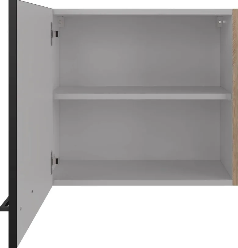 Hängeschrank Capri schwarz matt B/H/T: ca. 60x54,8x32 cm