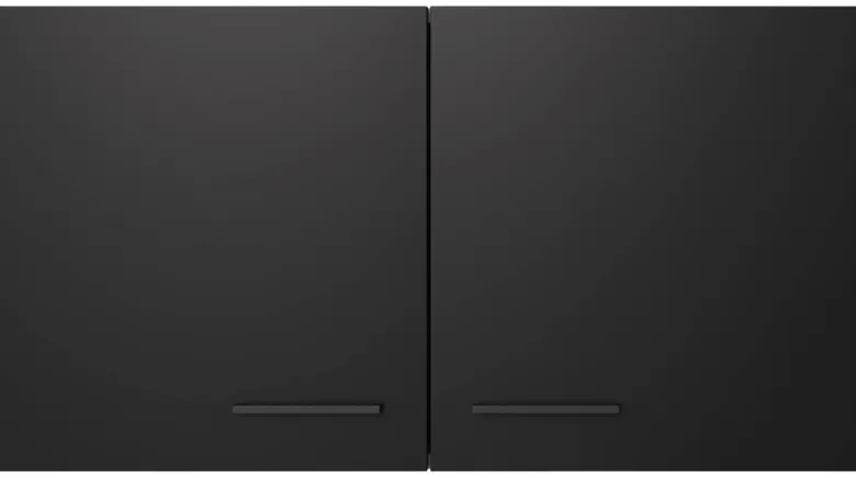 Hängeschrank Capri schwarz matt B/H/T: ca. 100x54,8x32 cm