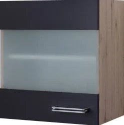 Hängeschrank Elva anthrazit strukturiert B/H/T: ca. 50x54,8x32 cm
