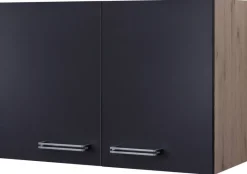 Hängeschrank Elva anthrazit strukturiert B/H/T: ca. 80x54,8x32 cm