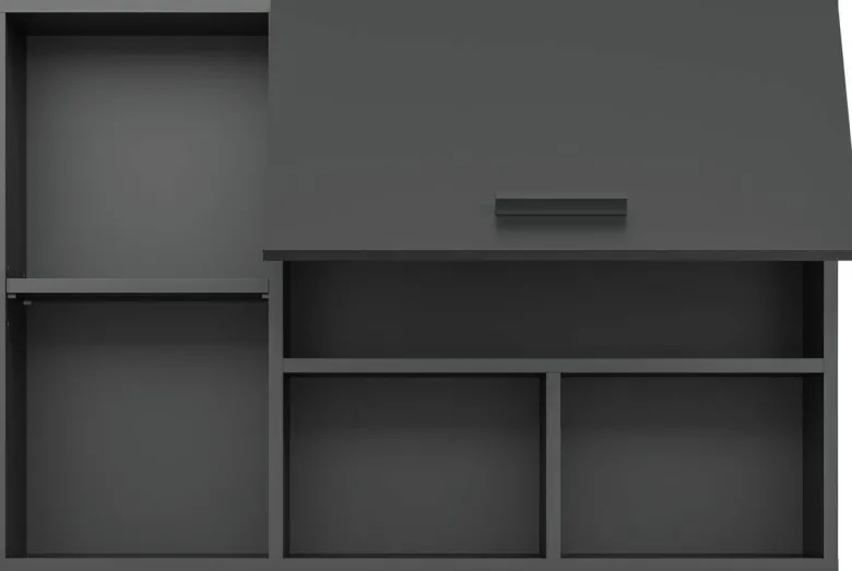 Hängeschrank Free anthrazit B/H/T: ca. 95x64x34 cm