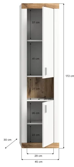 Hängeschrank LAREDO B/H/T: ca. 45x76x20 cm