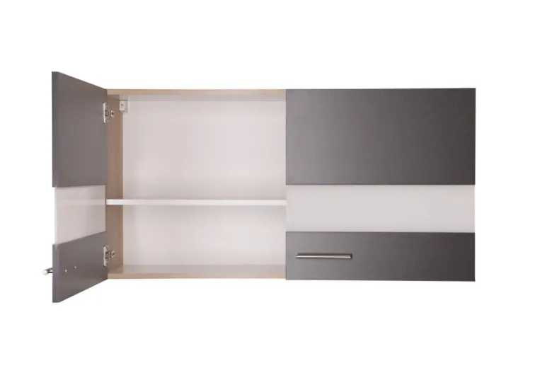 Hängeschrank Merle grau B/H/T: ca. 110x56x35 cm
