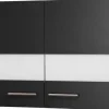 Hängeschrank Merle schwarz B/H/T: ca. 100x56x35 cm