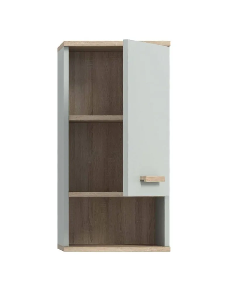 Hängeschrank STAR hellgrün Eiche hell Nachbildung B/H/T: ca. 34x68x28 cm