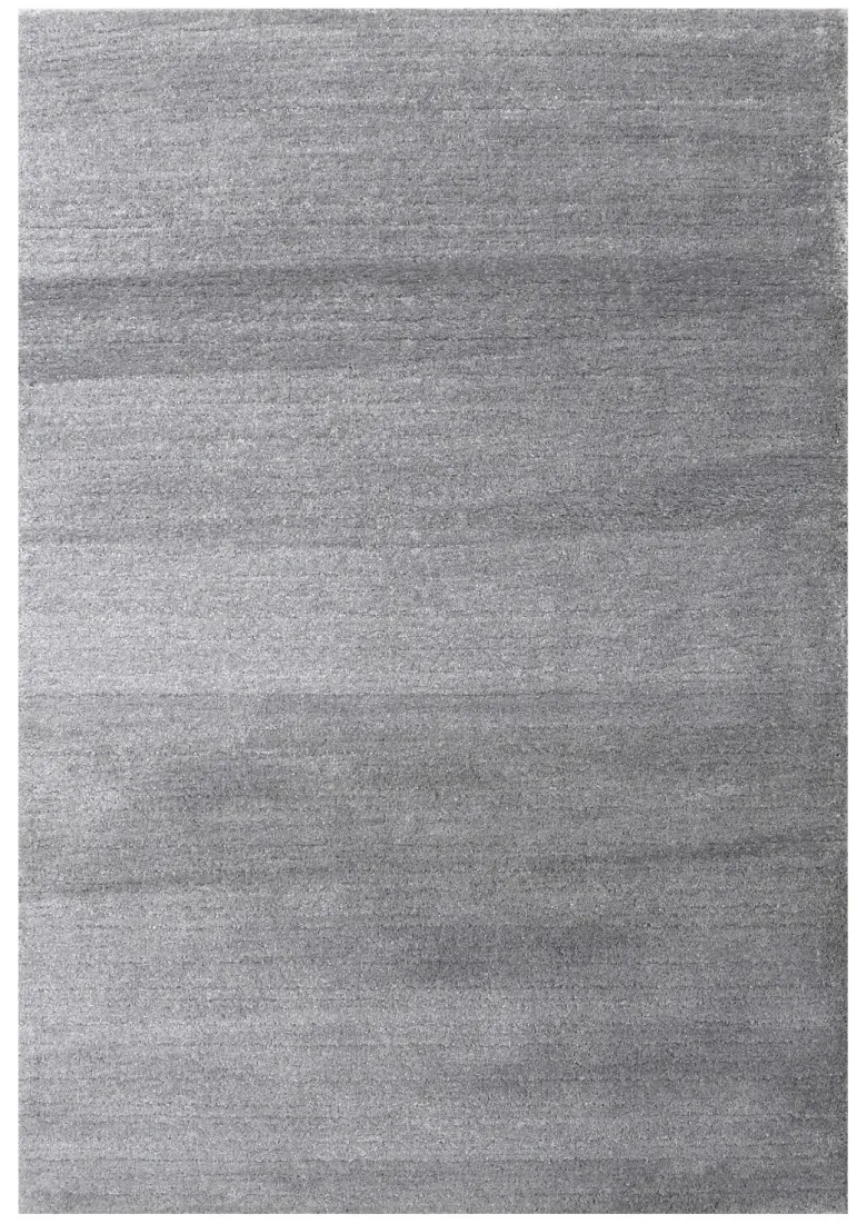 Hochflorteppich Monza grau B/L: ca. 120x170 cm