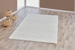 Hochflorteppich Smile beige B/L: ca. 80x150 cm