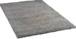 Hochflorteppich Smile grau B/L: ca. 80x150 cm