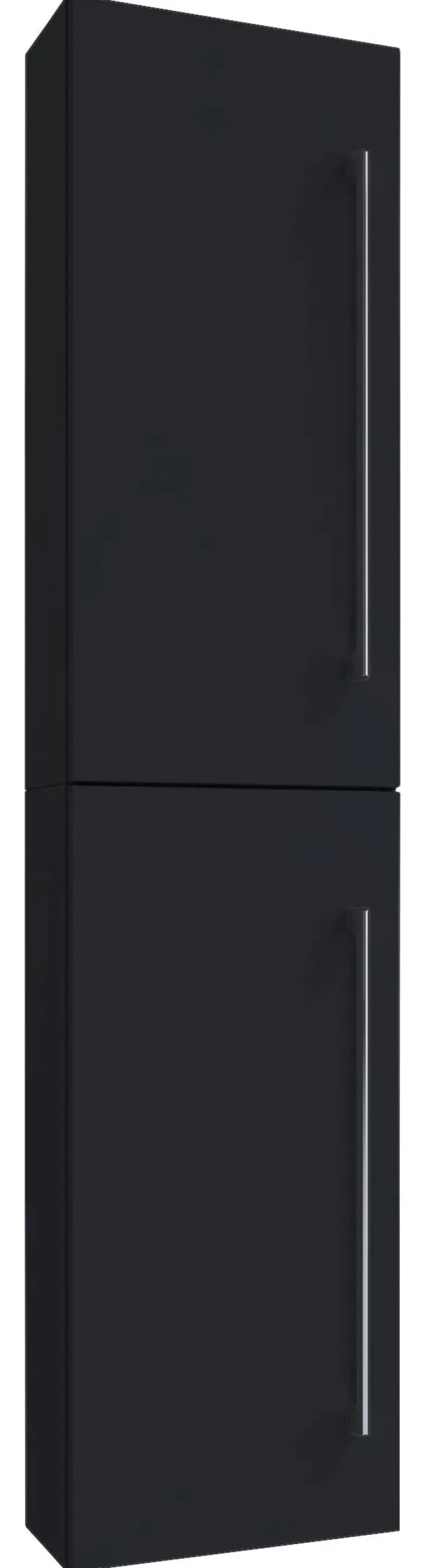 Hochschrank Badinos schwarz B/H/T: ca. 33x150x22 cm