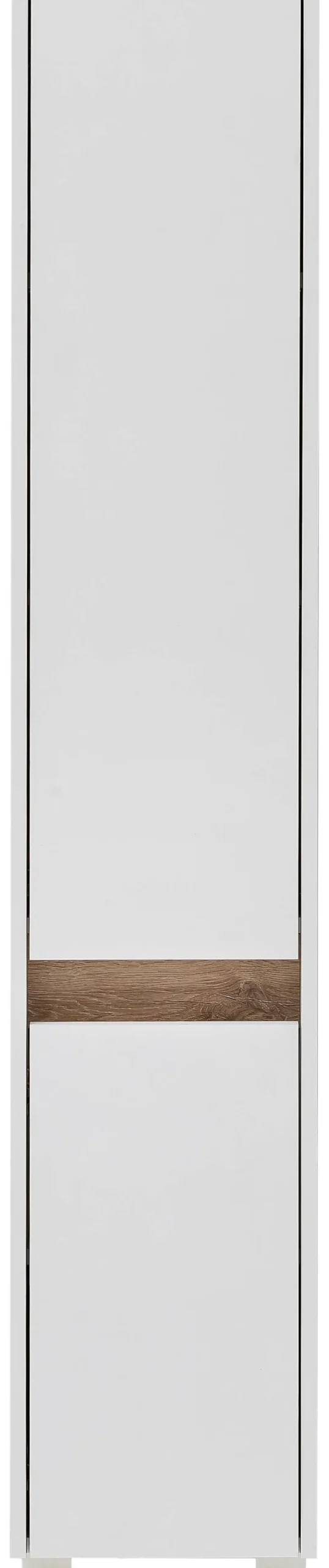 Hochschrank Cosmo perlweiß Optik B/H/T: ca. 30,2x164,5x33 cm