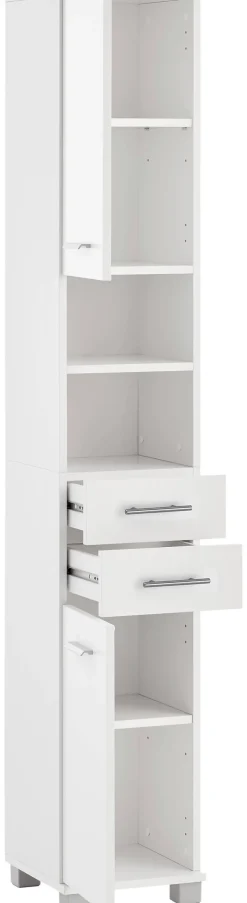 Hochschrank Emmi weiß matt B/H/T: ca. 30,3x180,9x32,6 cm