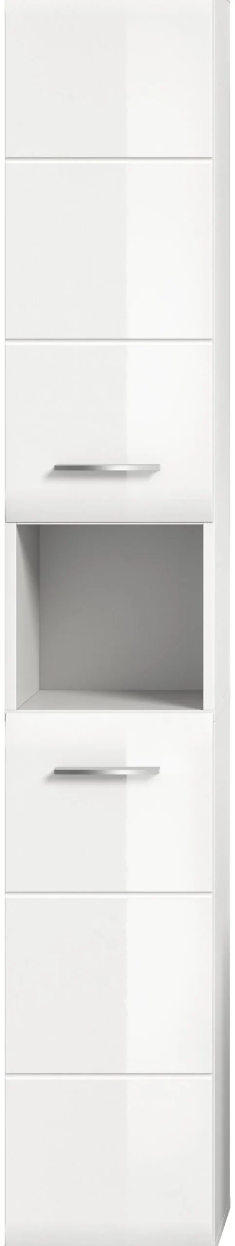 Hochschrank Ice weiß weiß Hochglanz B/H/T: ca. 30x185x30 cm