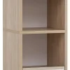 Hochschrank Juba Eiche hell Nachbildung weiß B/H/T: ca. 30,3x186,5x33,1 cm