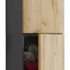 Hochschrank Lendas anthrazit Eiche Honig Nachbildung B/H/T: ca. 33x150x22 cm