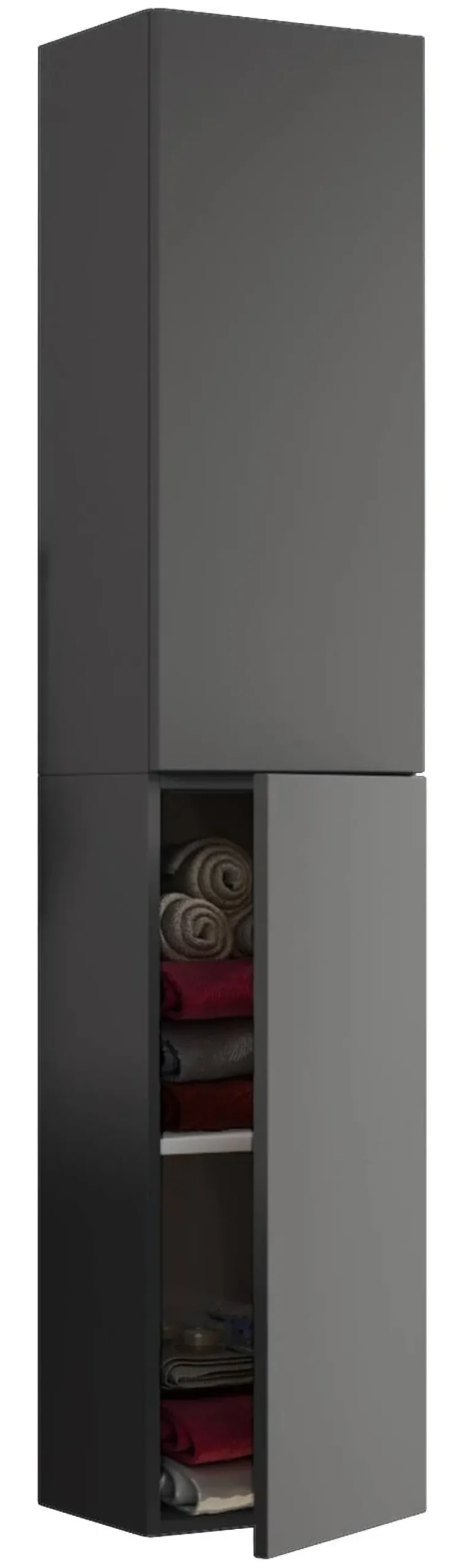 Hochschrank Lendas anthrazit B/H/T: ca. 33x150x22 cm