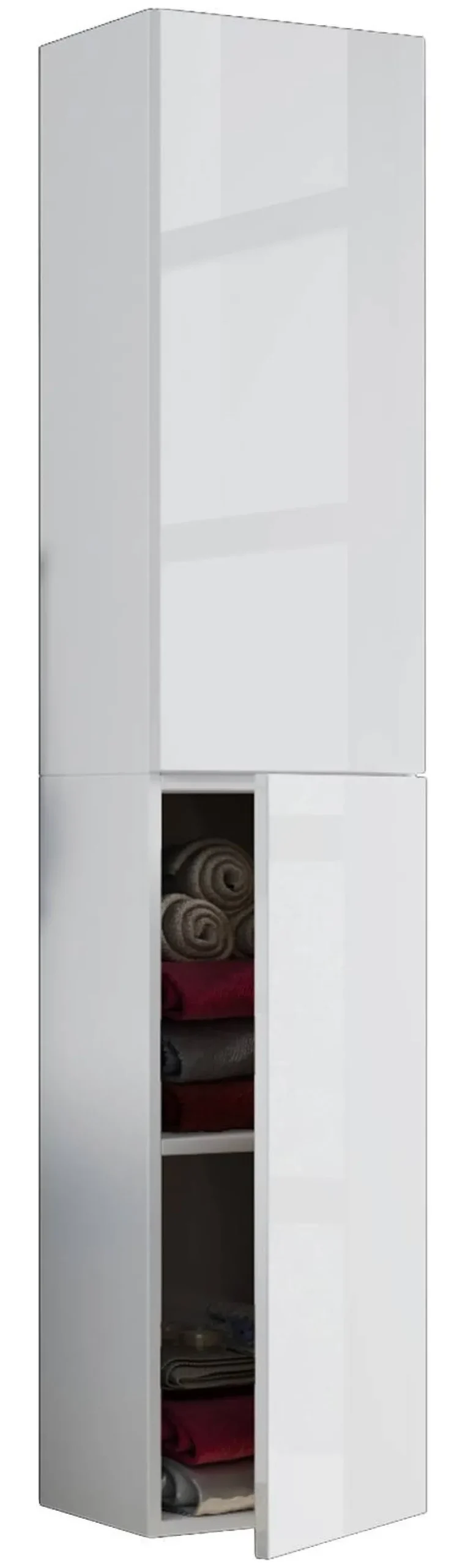 Hochschrank Lendas weiß B/H/T: ca. 33x150x22 cm