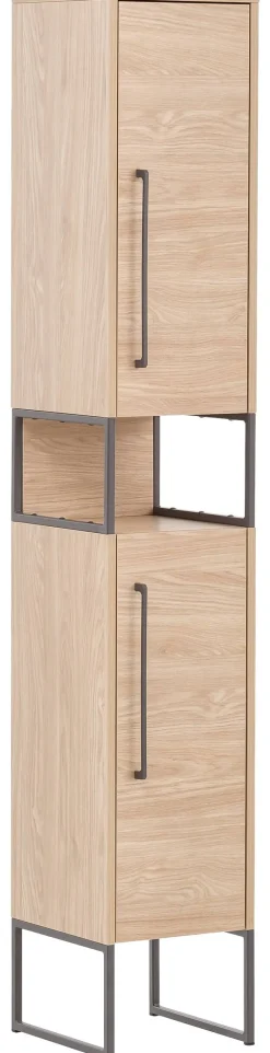 Hochschrank Limone Eiche hell Nachbildung B/H/T: ca. 30,4x183,4x33,1 cm