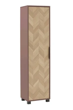 Hochschrank Piazza mauve B/H/T: ca. 40,3x157,8x33,05 cm