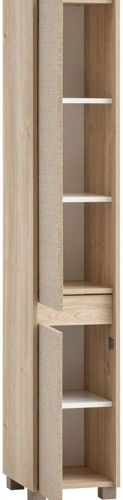 Hochschrank Sander Eiche Nachbildung B/H/T: ca. 30,2x164,5x33 cm