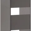 Hochschrank Solea anthrazit Eiche hell Nachbildung B/H/T: ca. 45,1x154,7x60 cm