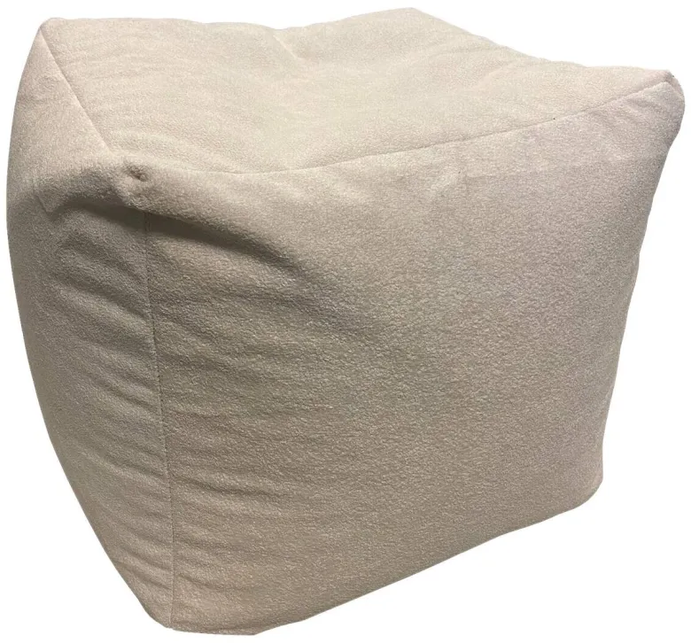 Hocker beige Nylon B/H/T: ca. 40x40x40 cm