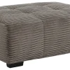 Hocker dunkelgrau Microfaser B/H/T: ca. 119x47x100 cm