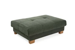 Hocker grün Microfaser B/H/T: ca. 144x46x99 cm