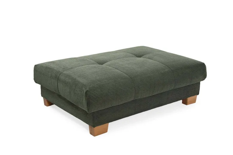 Hocker grün Microfaser B/H/T: ca. 144x46x99 cm