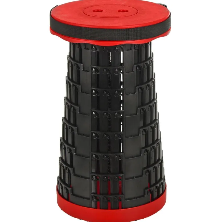 Hocker schwarz Kunststoff H/D: ca. 45x26 cm