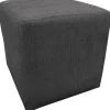 Hocker Tok Lagos schwarz schwarz Kunststoff Styropor Schaumstoff Kord B/H/T: ca. 45x42x45 cm