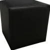Hocker Tok Lagos schwarz schwarz Kunststoff Styropor Schaumstoff Kord B/H/T: ca. 45x42x45 cm