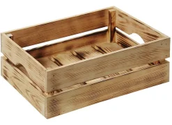 Holzkiste braun Kiefer B/H/L: ca. 30x15x40 cm