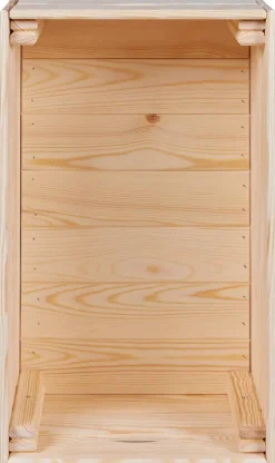 Holzkiste Valloni L natur natur Holz B/H/L: ca. 31,5x23x65 cm