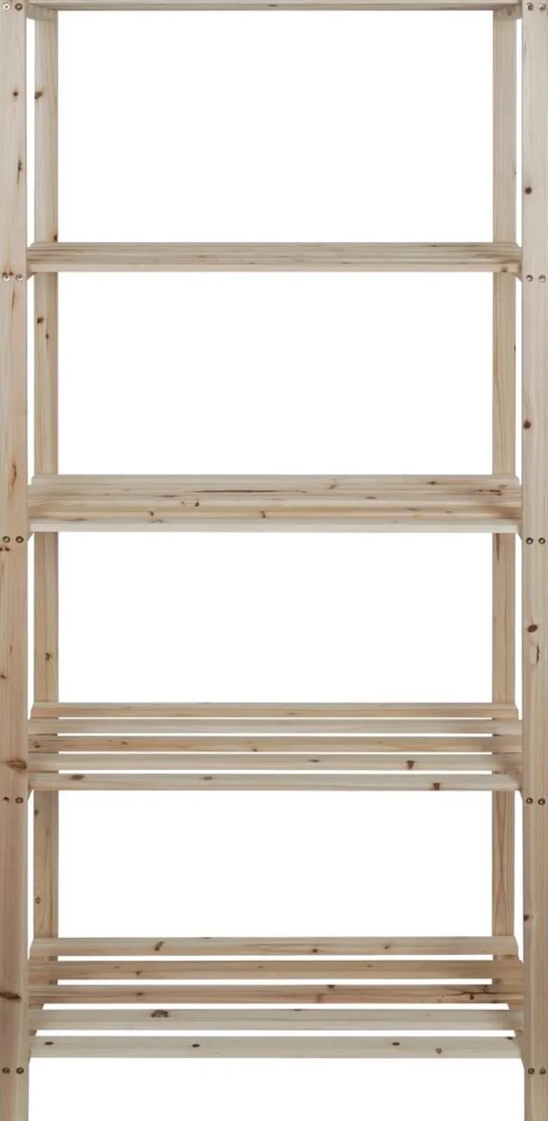 Holzregal natur B/H/L: ca. 40x170x75 cm
