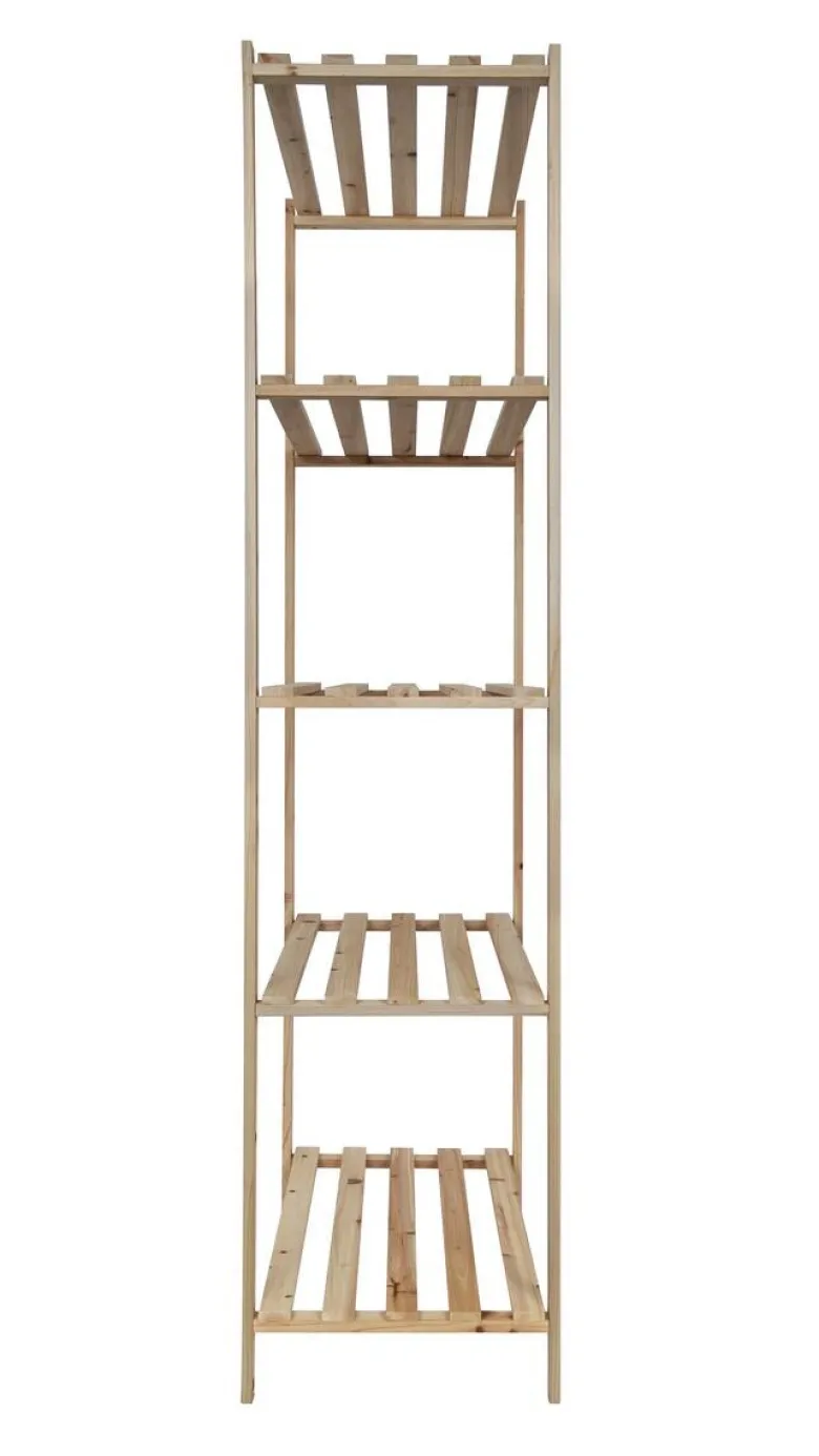 Holzregal natur B/H/L: ca. 40x170x75 cm